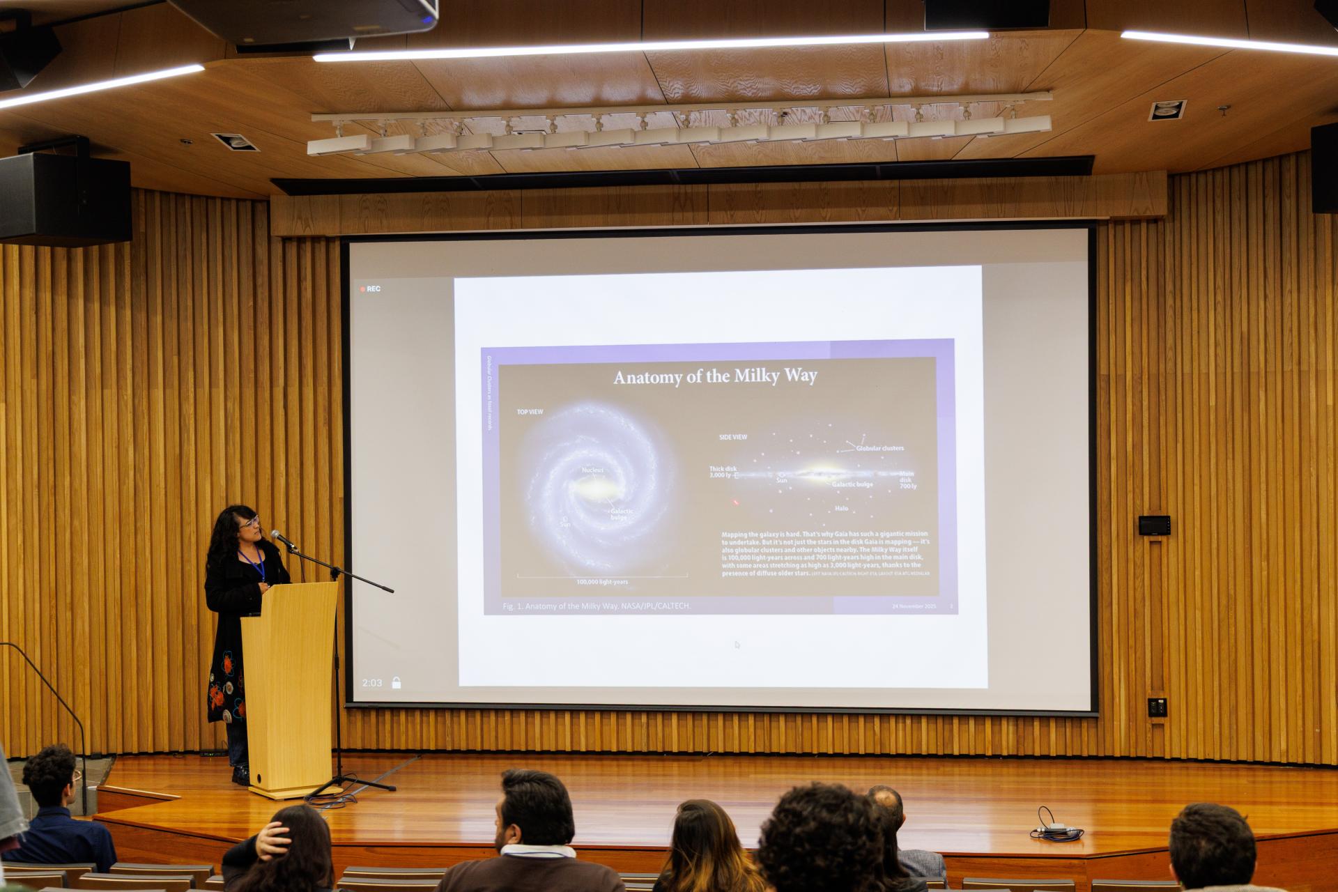 Demostración práctica de tecnología espacial